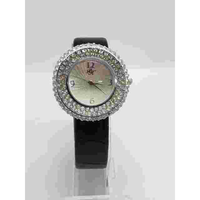 Paris Hilton women's dress watch. Large jeweled bevel. Working watch