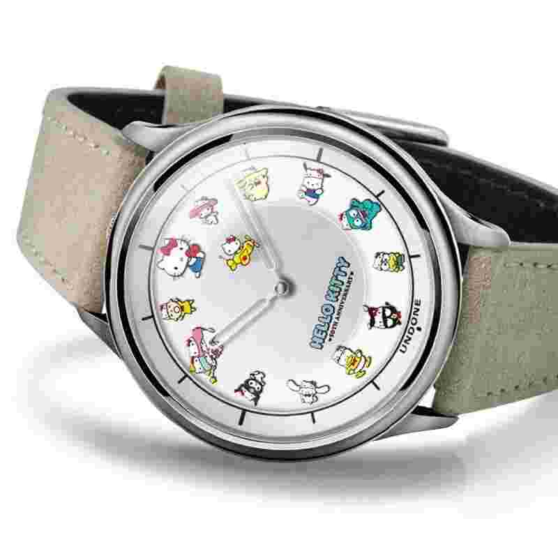 Undone Hello Kitty 50th anniversary special design watch from Japan