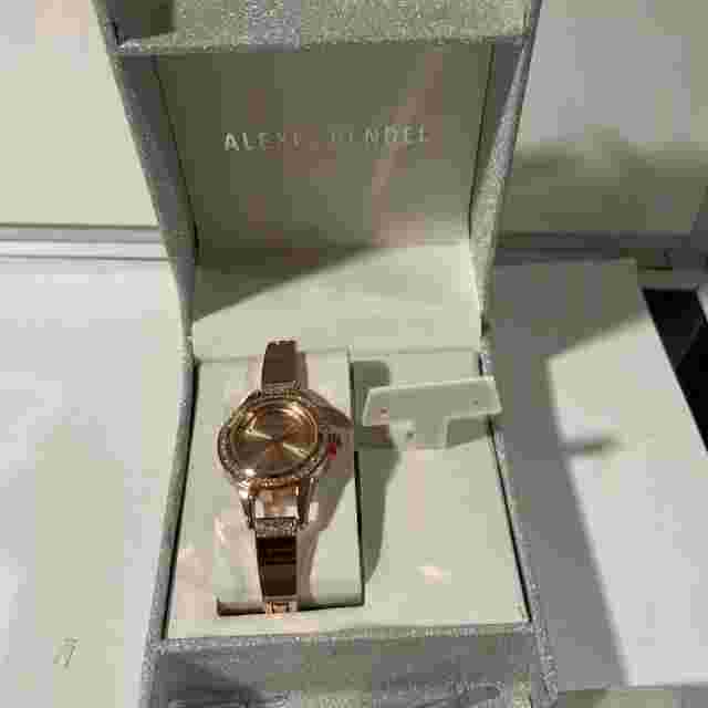 alexis bendel watch  women rose gold