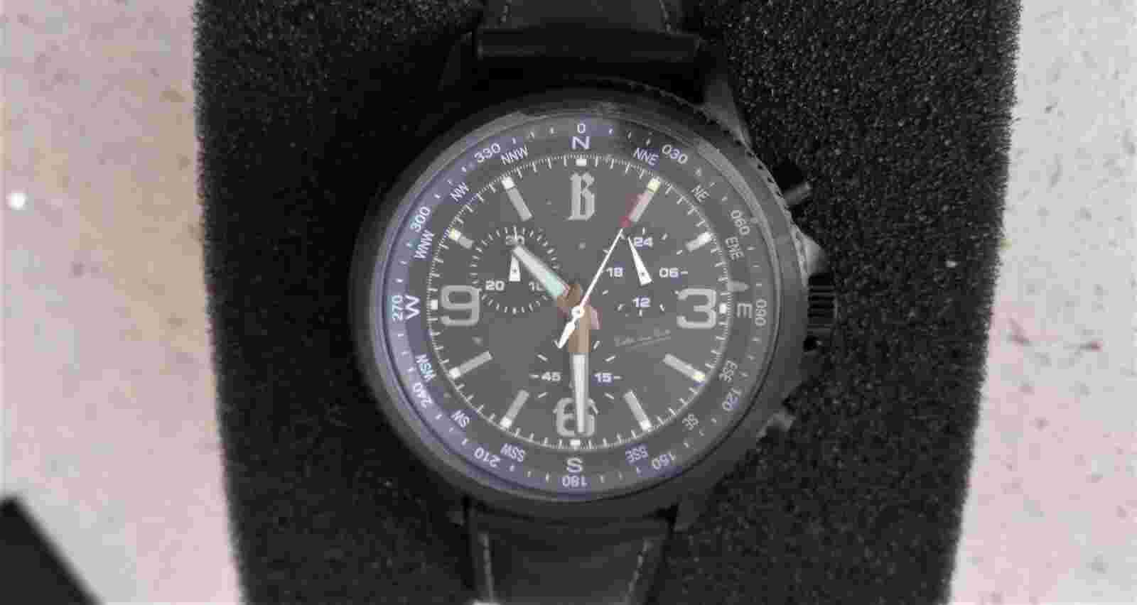 Hirsch European Watch-BitBurger Beer-Leather Band