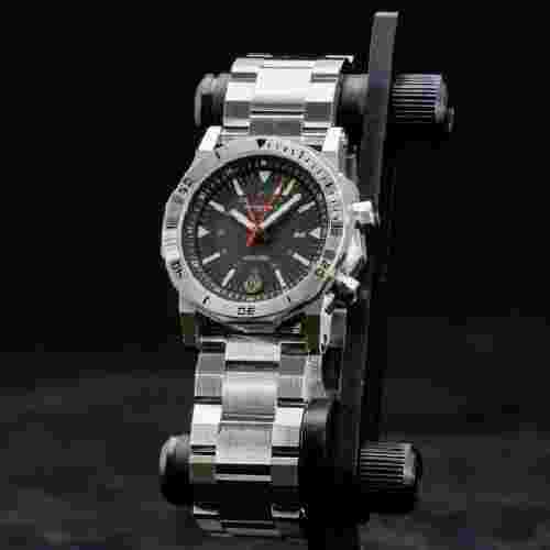 MTM H61-SSL-LUMI-MBSS Silver 42mm unused w/Box international warranty MEN'S Auth