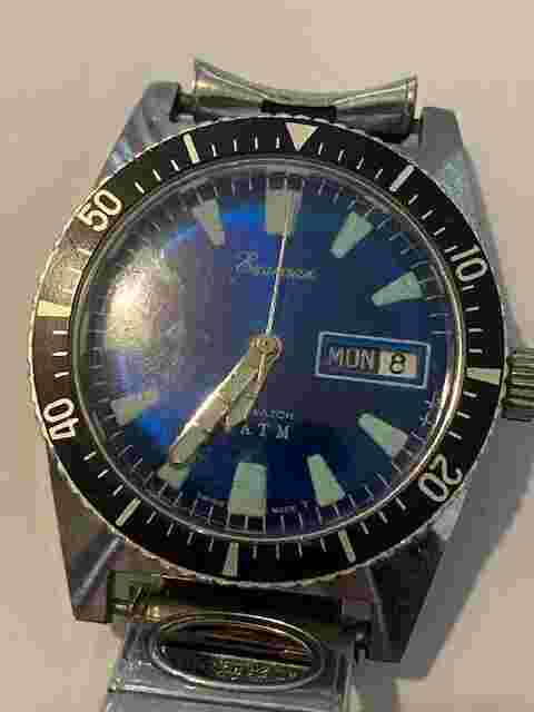 Vintage Men's Divers Eastman winding  Swiss Watch runs