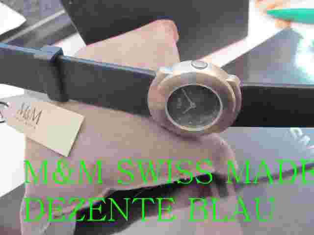 Women's Watch Plum Design MM Swiss Made Stainless Steel Rubber Band 5414 M&M
