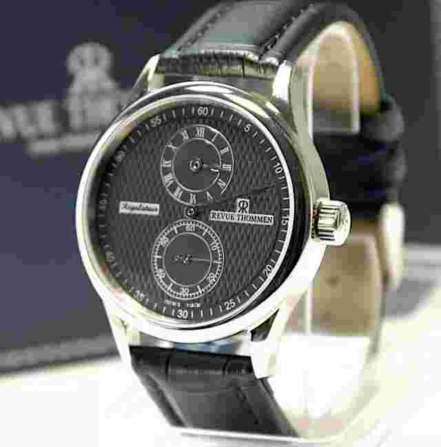 Revue Thommen Regulator Automatic Black Ref.: 16065.2537 unworn