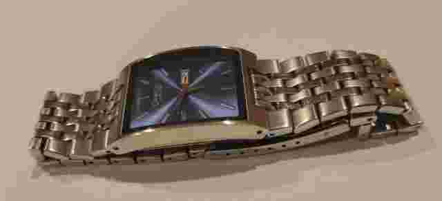 Caravelle by Bulova Men’s Watch SilverTone With Blue Face Stainless Steel