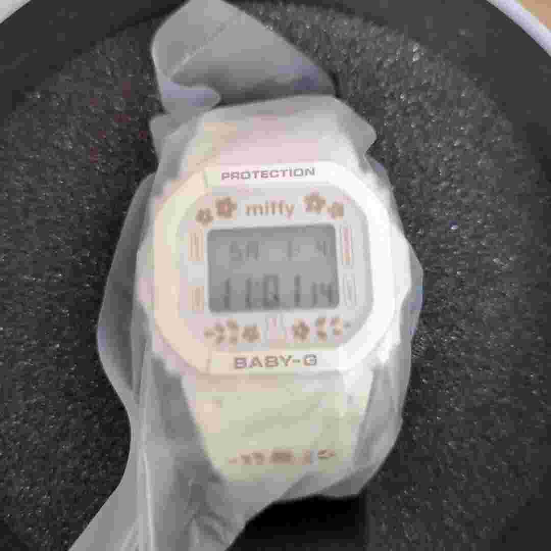 Unused Miffy and BABY-G collaboration watch with box and manual