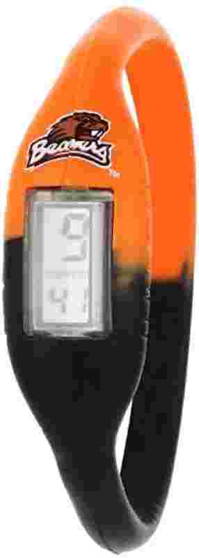 Rumba Time Orange Oregon State University Beavers Digital Silicone Watch Small