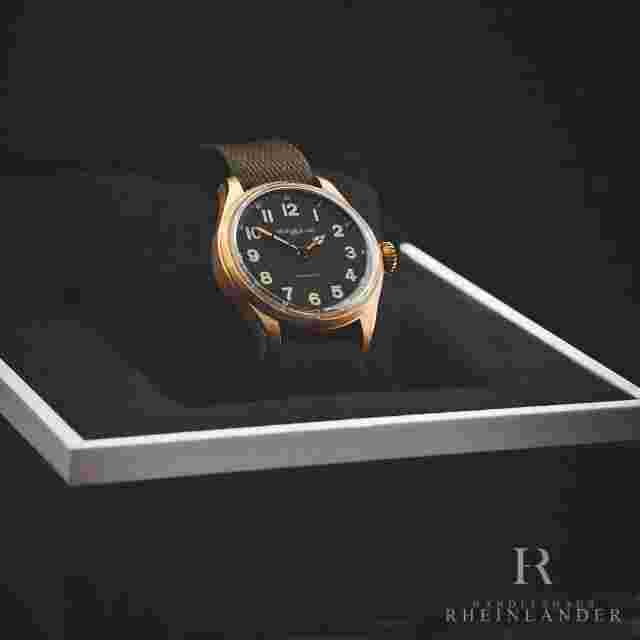 Montblanc Limited Edition Watch 1858 Automatic 40mm Green Nylon Strap 118222