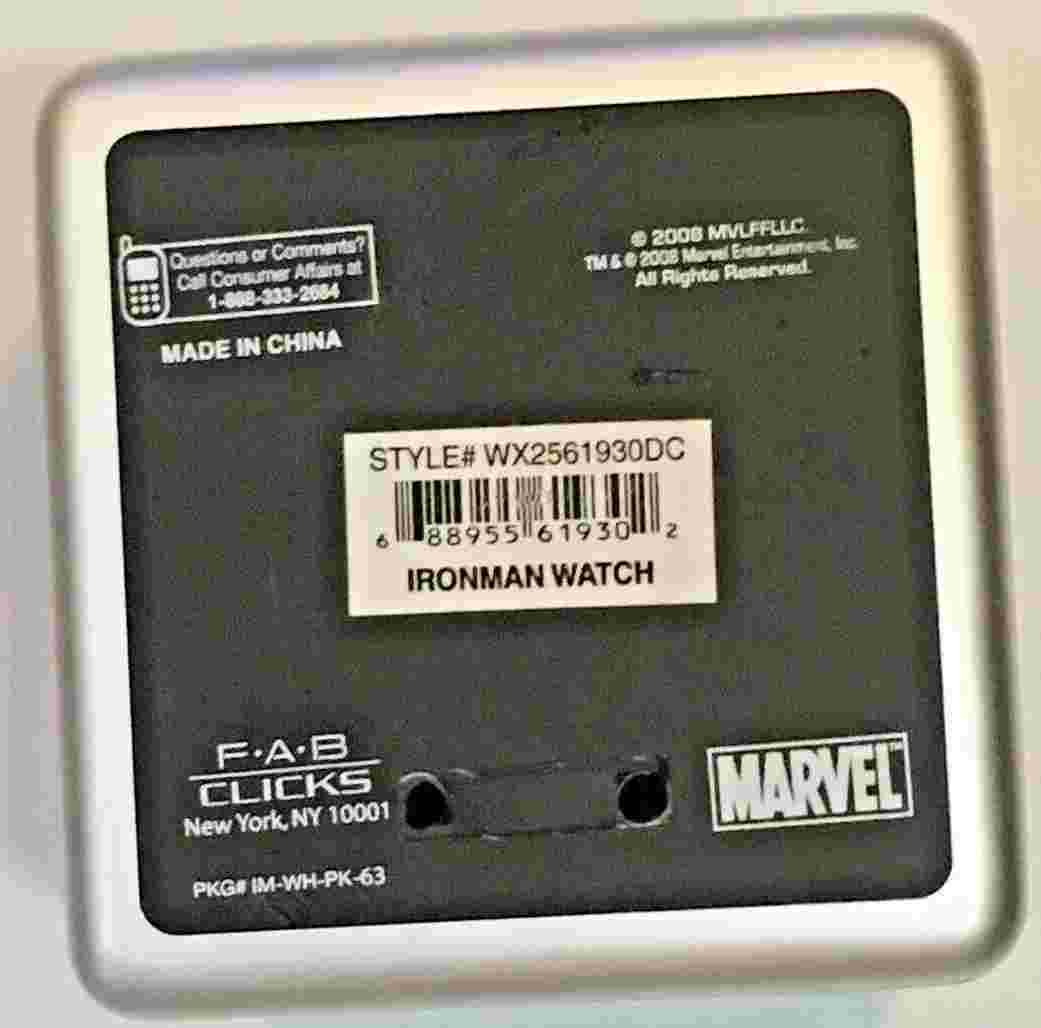 Marvel Men's The Avengers Ironman Stainless Steel Watch