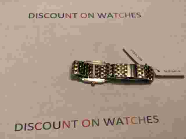 NEW Michele Deco Madison Mid Two-Tone 18K Gold Diamond Dial Watch