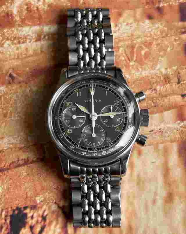 Vintage Lemania Military Chronograph Cal CH27 C12 (Omega 321) Men’s Watch