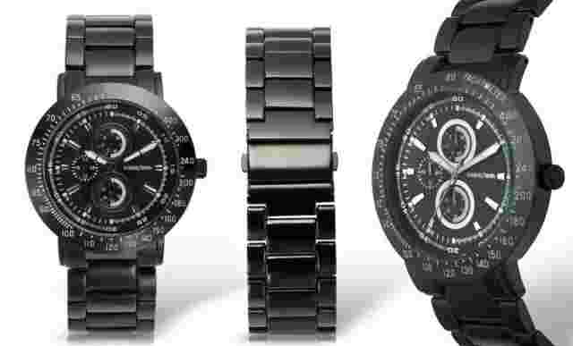 NEW Alexander Dubois J28 Men's Multi-Function Drome Coll. Black Dial Black Watch