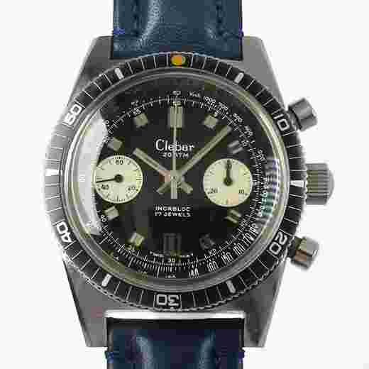 CLEBAR Divers Chronograph 1970s Manual winding Cal.Landeron 248