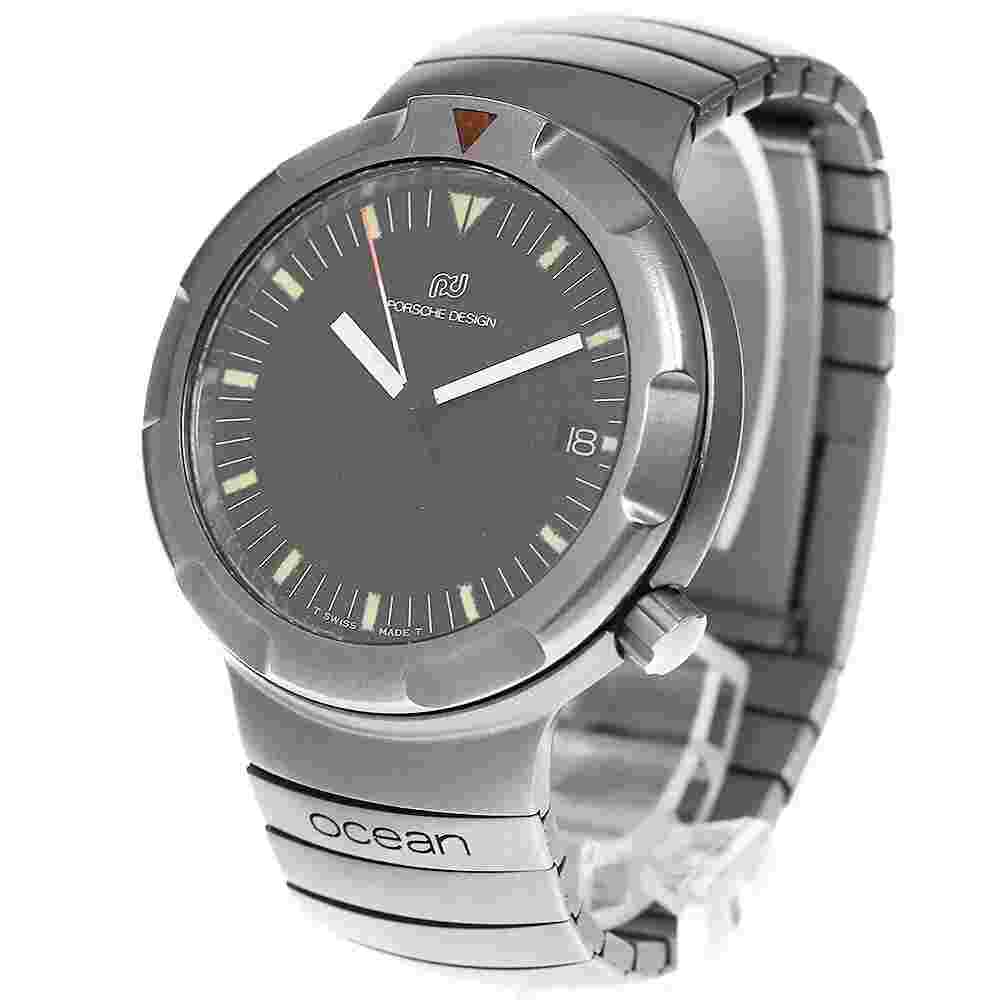 Porsche Design 3504-001 Ocean 2000 Date Men's Watch From Japan G1105