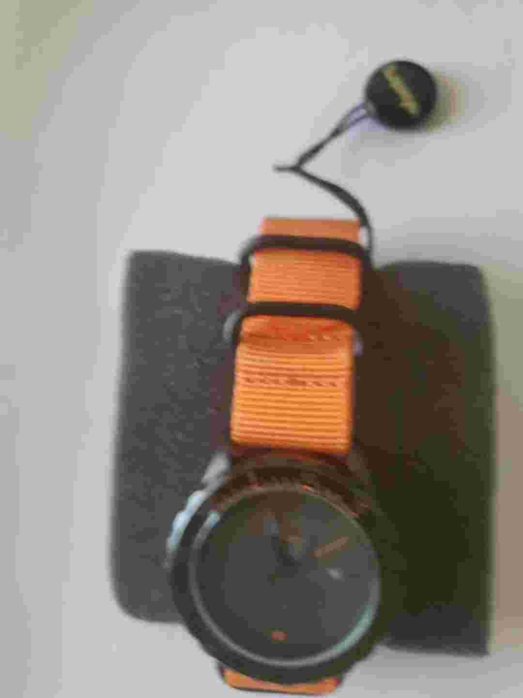 INFANTRY CO. Orange nylon band QUARTZ new battery
