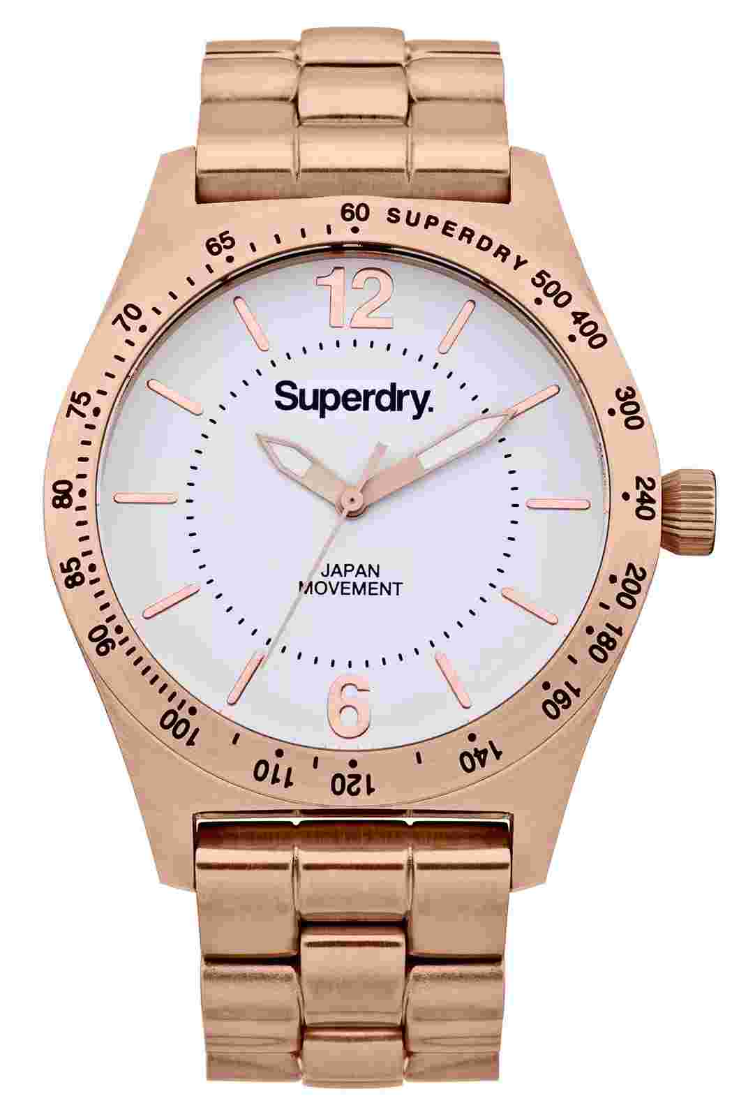 Superdry SYL124RGM Ladies Infantry Steel Watch Brand New Original