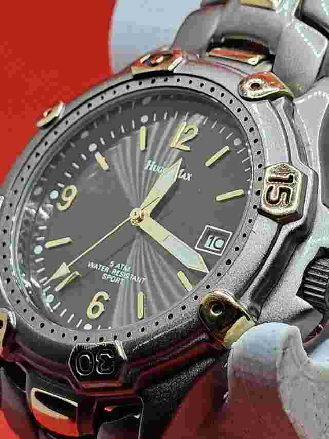 Hugo Maxx Watch - Stainless Steel Wristwatch w/ 18K Gold plated accents