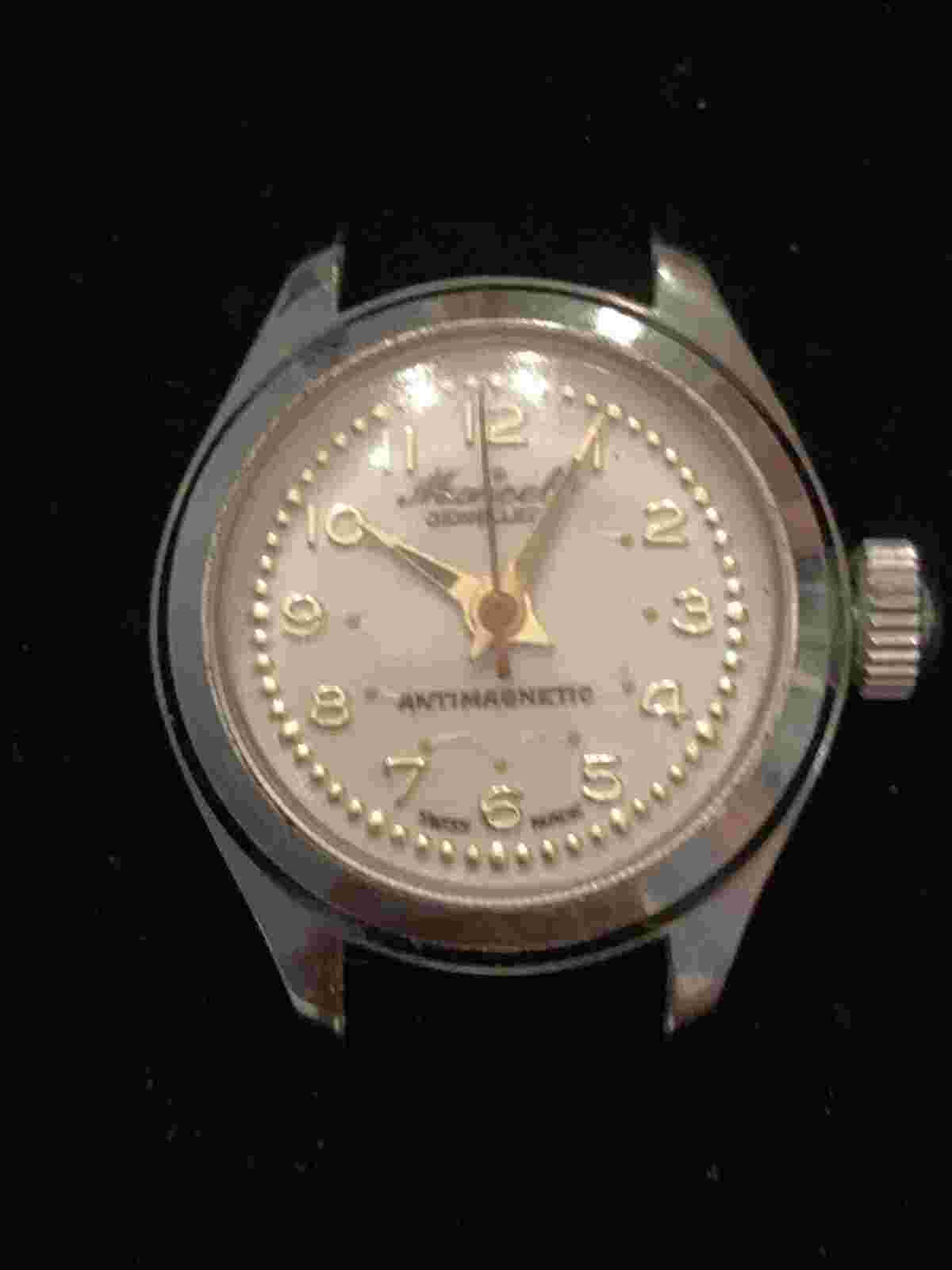 Vintage Marcel Antimagnetic Women’s Watch W/rare Star Face Working