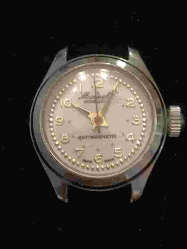 Vintage Marcel Antimagnetic Women’s Watch W/rare Star Face Working