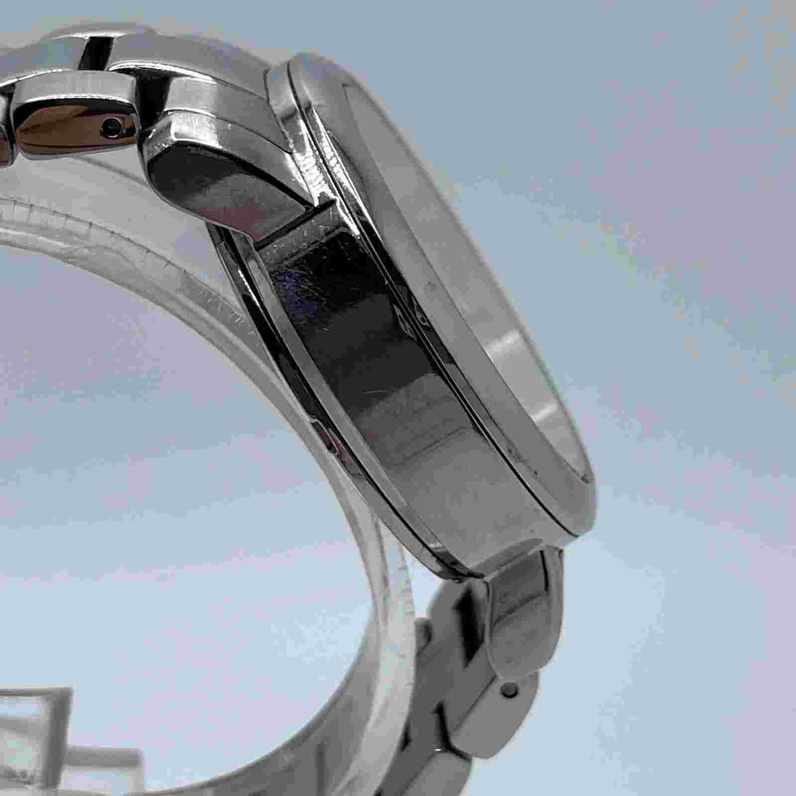 Sperry Top-Sider Watch Womens Day Date Day Night 34mm Silver Tone Case Band