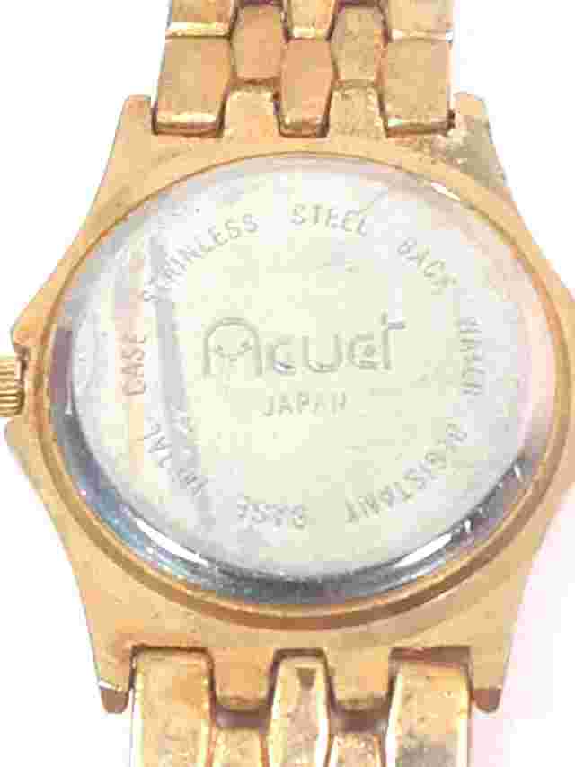 Acuet Gold Tone Ladies Watch New Battery