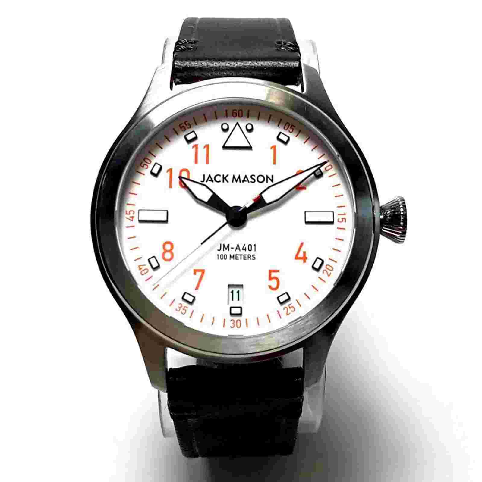 JACK MASON JM-A401-005 AVIATION Rescue Orange Collection Watch Analog Quartz