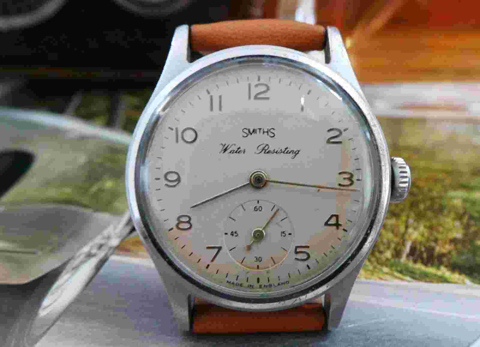 Smiths Aquatite Water Resist Gents Vintage Watch c1950's-Rare!