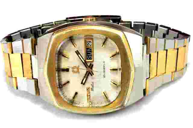 Rare 70s Vintage TITUS Matic GENEVE SOLVIL SWISS Automatic 25 jewels Watch Runs