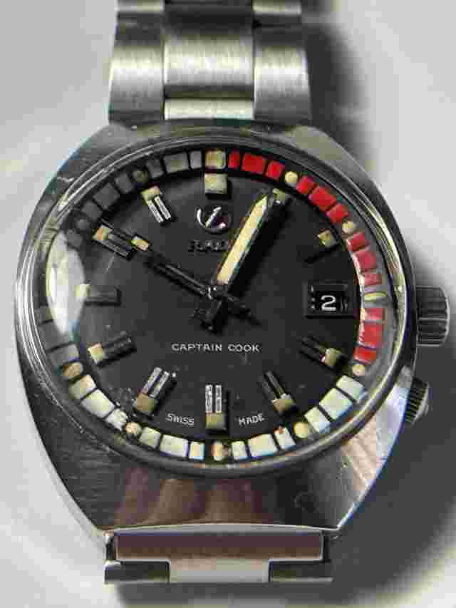 Rado Captain Cook Watch Men's Automatic Date Swiss Made ref 117732 tag