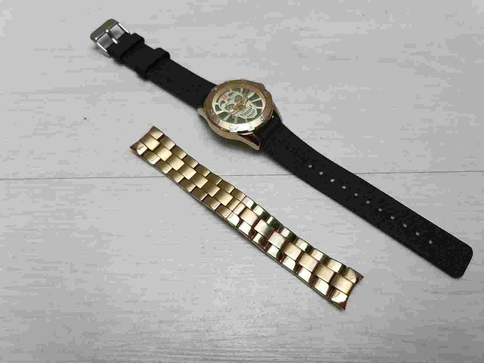 Collectible Automatic Wristwatch Watch Yonger & Bresson Skeleton Automatique