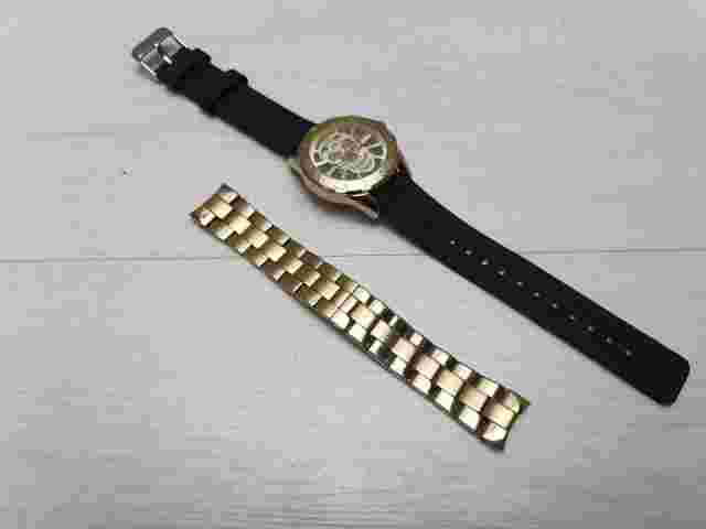 Collectible Automatic Wristwatch Watch Yonger & Bresson Skeleton Automatique