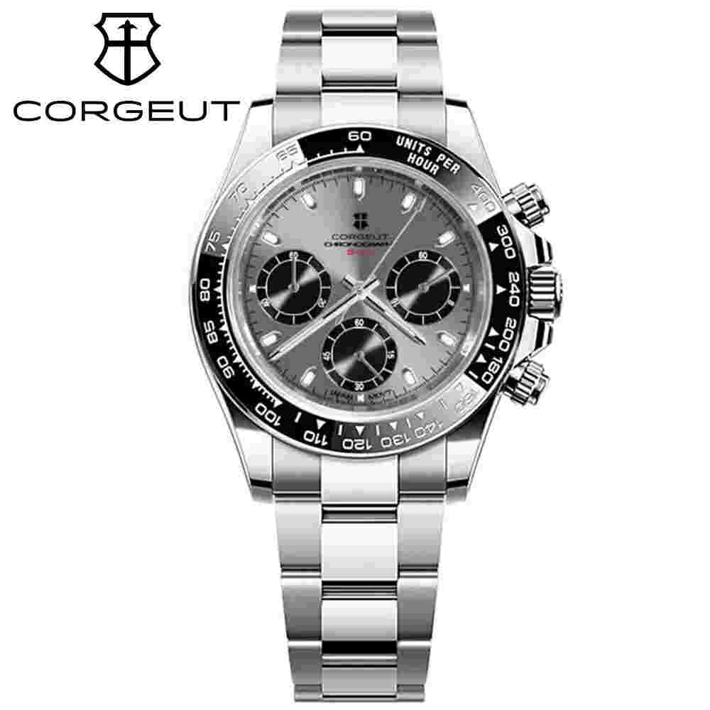 Men's, multifunctional 40mm , business, mechanical watch, luminous, waterproof