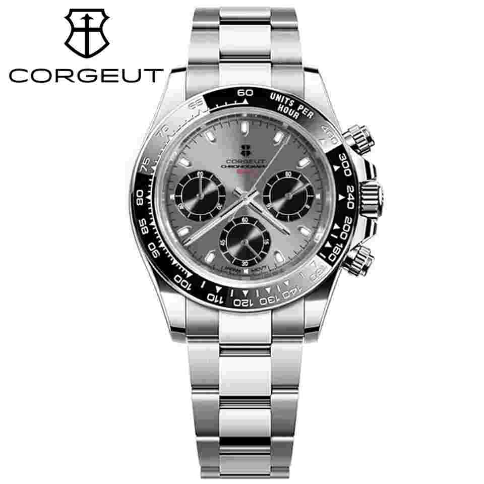 Men's, multifunctional 40mm , business, mechanical watch, luminous, waterproof