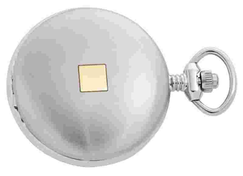 vintage new satin shield  gold CENTER   COLIBRI POCKET WATCH NEW PWQ096818