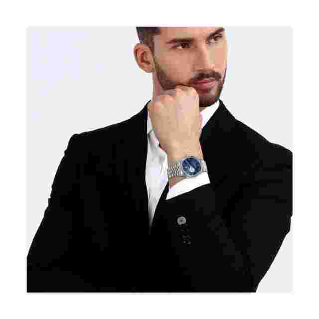 Maserati Blue Dial Silver Stainless Steel Strap Men Watch R8823118009