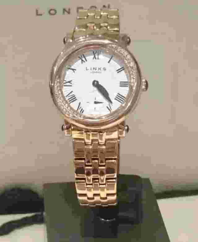 Links Of London Kindred Soul Ladies Watch Bnwt Rose Gold 6010.1733 Crystal