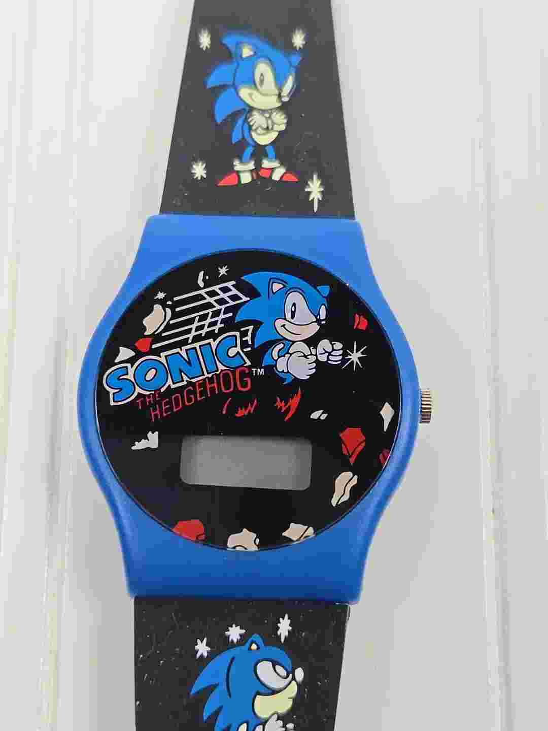 1995 SEGA Sonic the Hedgehog LCD Game Character Watch SHW103 Innovative Time