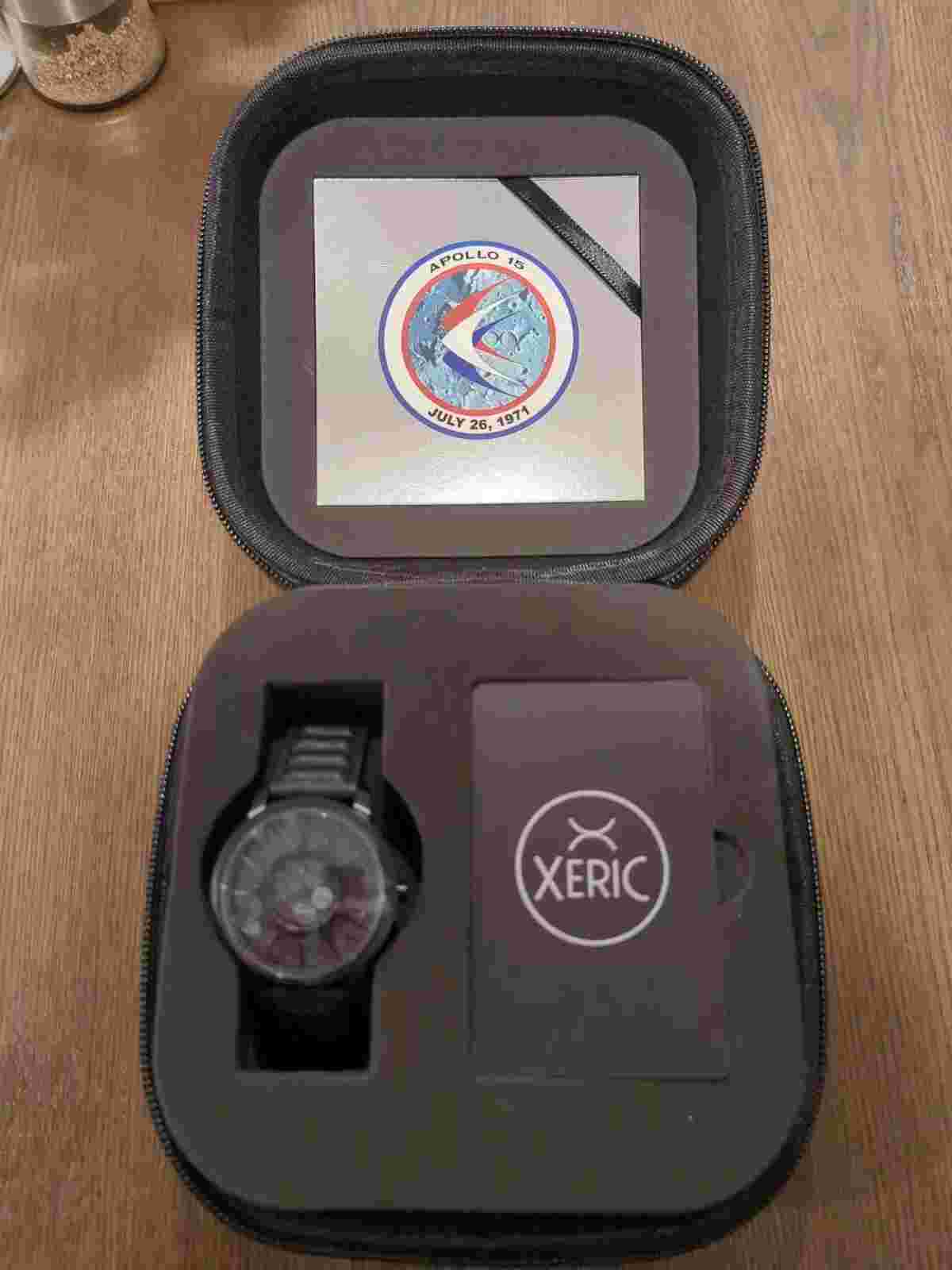 Xeric NASA Apollo 15 American Automatic Black Hole Meteorite - RAREST ONE MADE