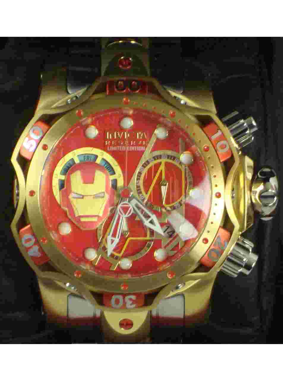 Invicta Marvel Iron Man Reserve 52mm Watch 52mm Venom 27175 Limited 2/3000