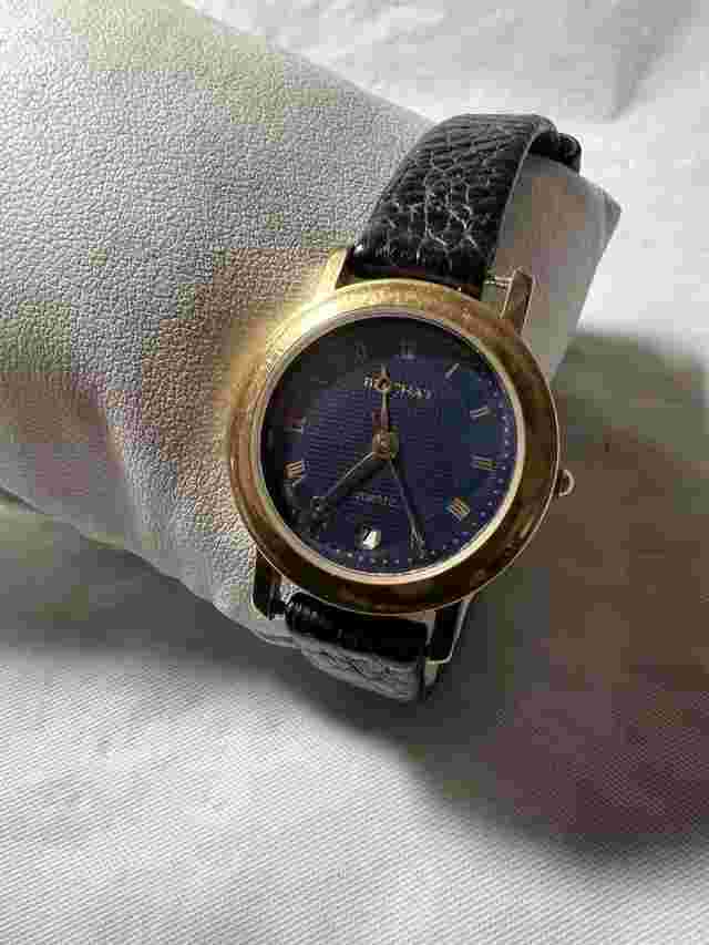 BEUCHAT Gold plated Swiss design,3 MIC Gold plated ladies,28mm Case,W/Rest