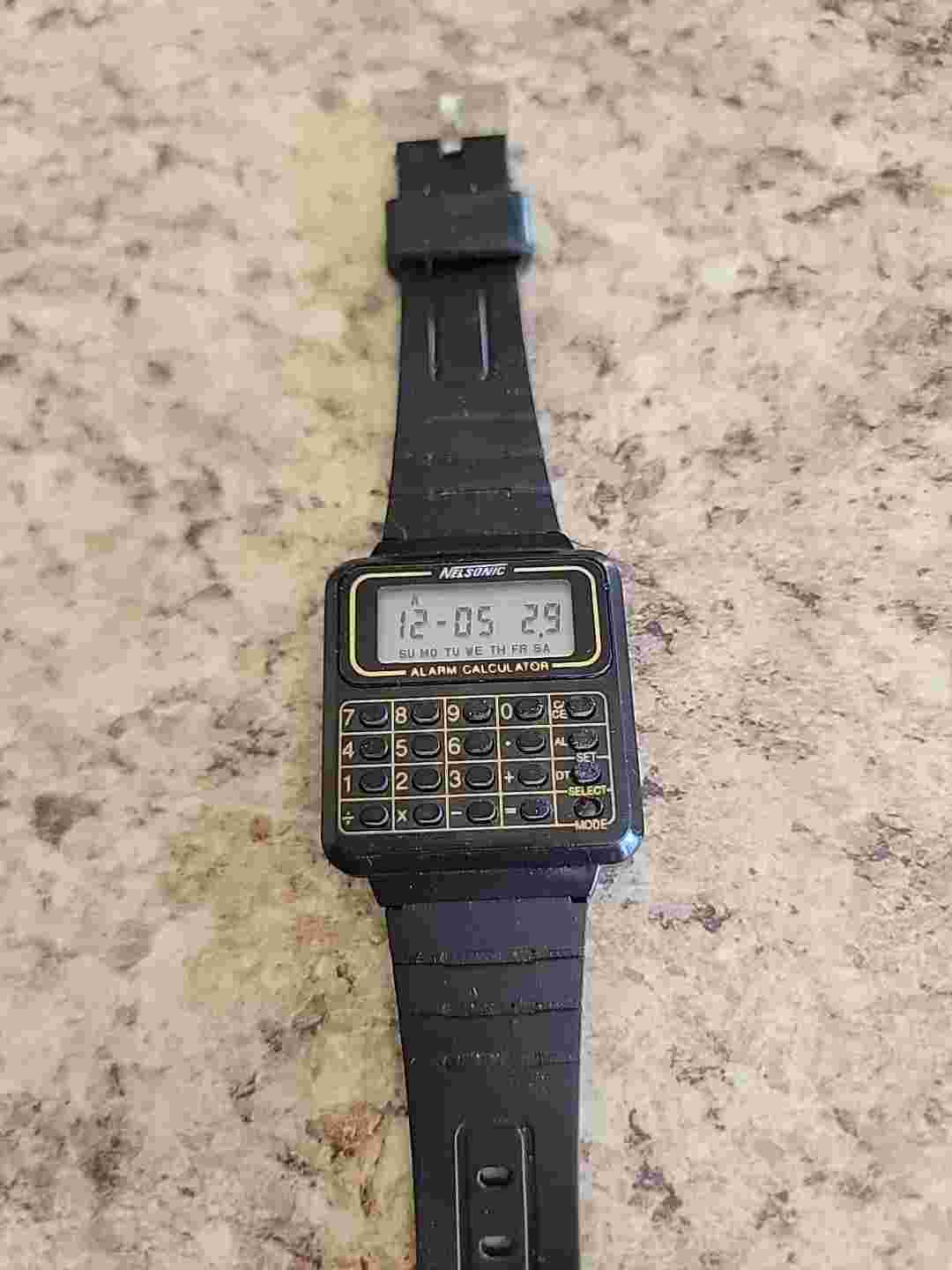 Vintage Nelson alarm calculator for parts or repair (READ)