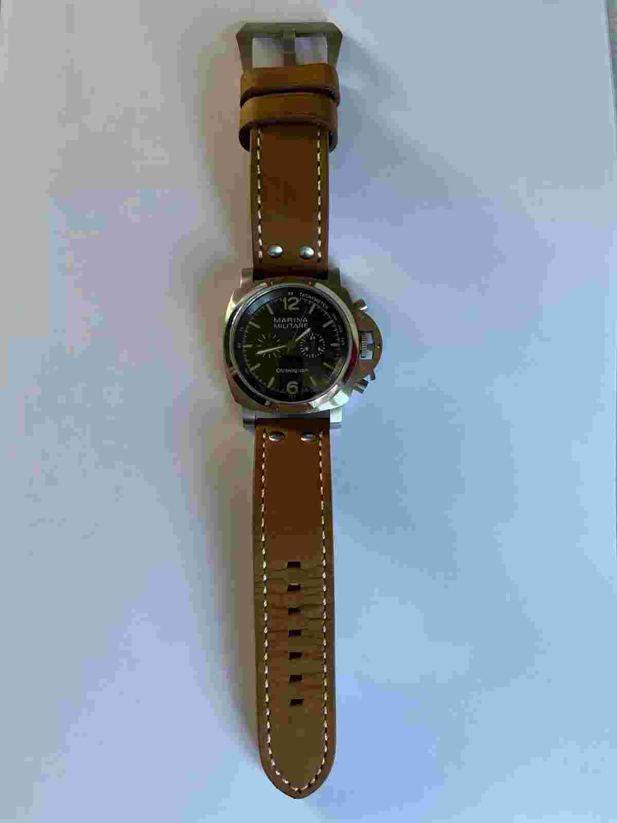 Parnis Marine Millitaire  Chronograph Quartz Watch