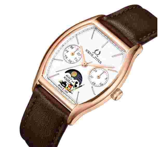 SOLVIL ET TITUS X "MICKEY MOUSE 95TH ANNIVERSARY" - WOMEN ROSE GOLD (BRAND NEW)