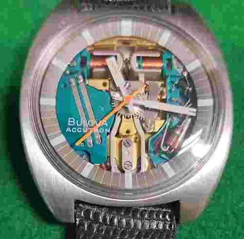 Bulova Accutron Watch Spaceview 38 mm SS Circa 1970 Just Serviced