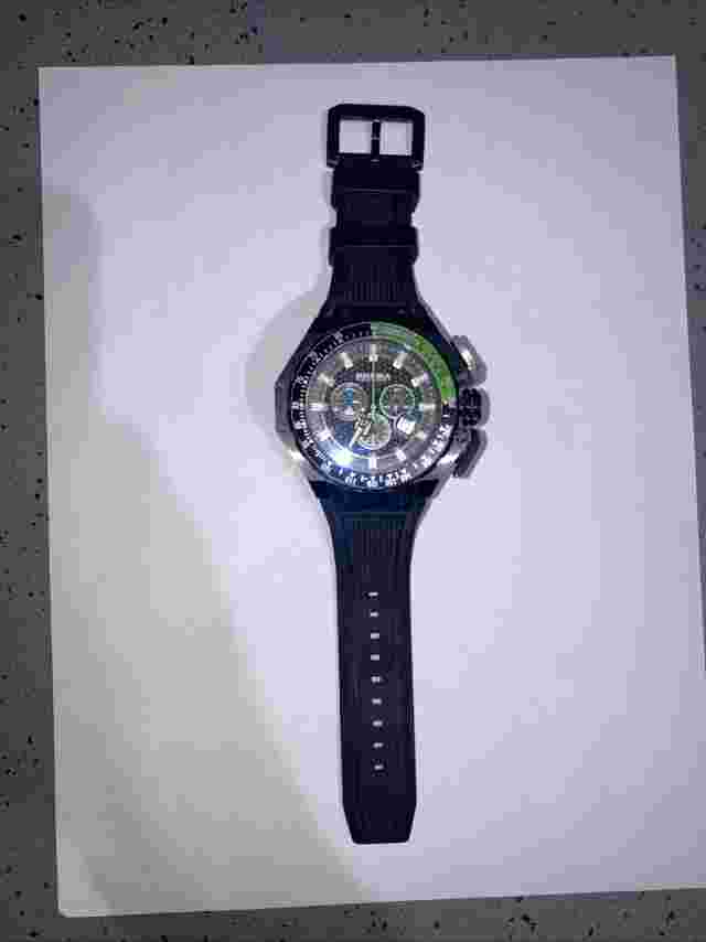 Brera Watch Orologi AD11 MOD BRGTC 54 Stainless Steel 316L 100m Black Green Dial