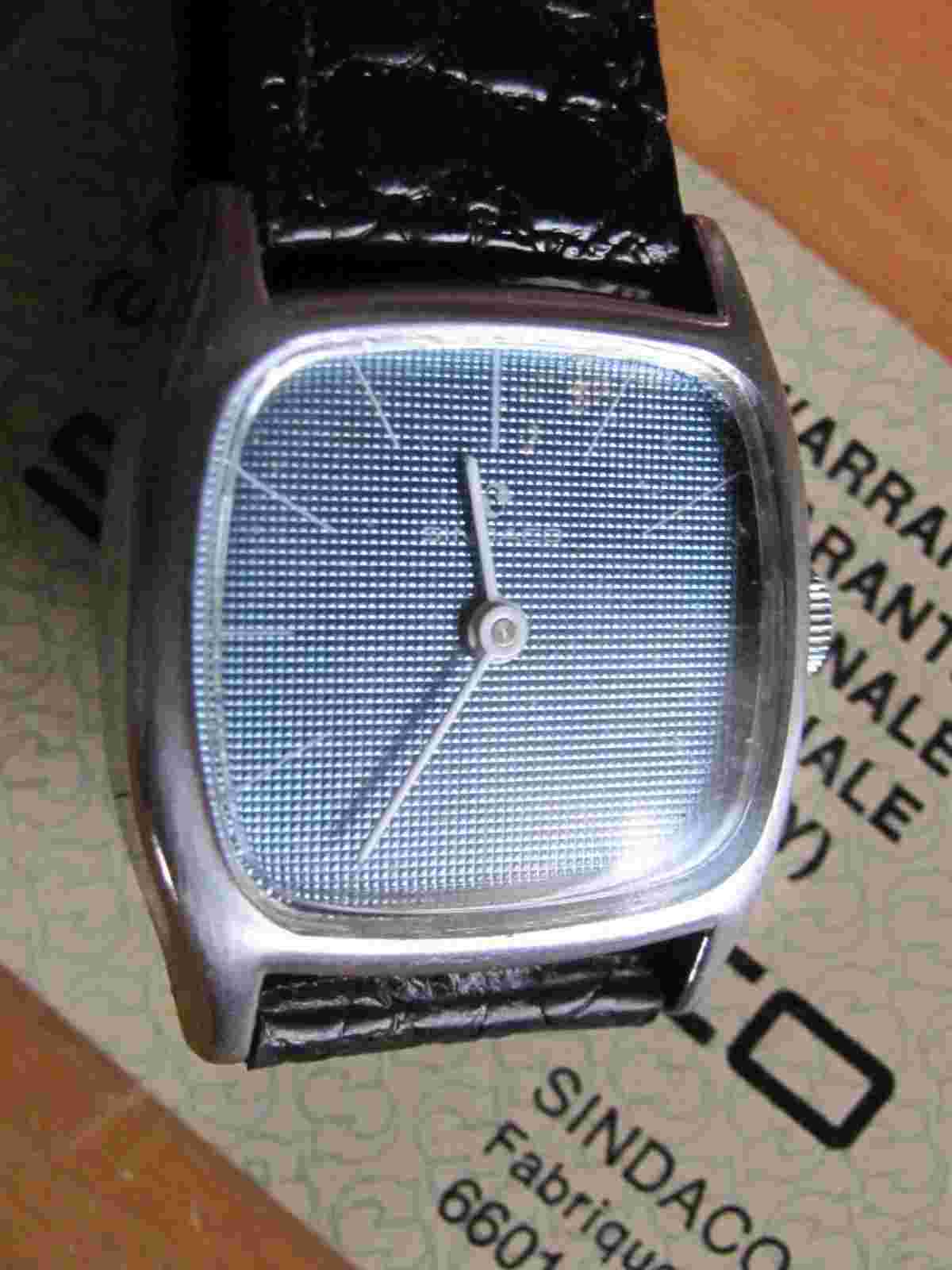 SET OF 2 1978 NOS WOMEN'S WATCH SINDACO LOCARNO SWITZERLAND WARRANTY PAPER