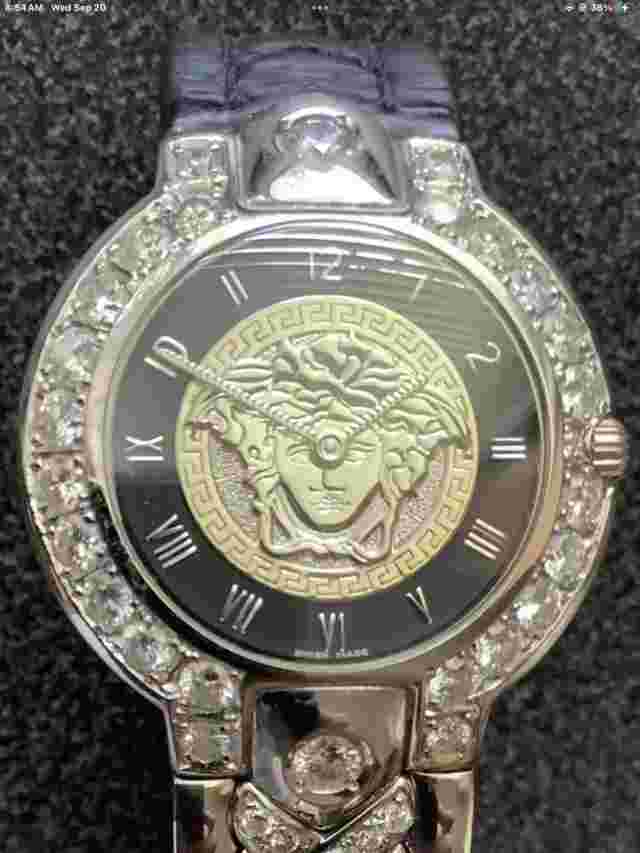 GIANNI VERSACE ATELIER Mens Unisex 💎 Diamond Medusa Swiss Watch