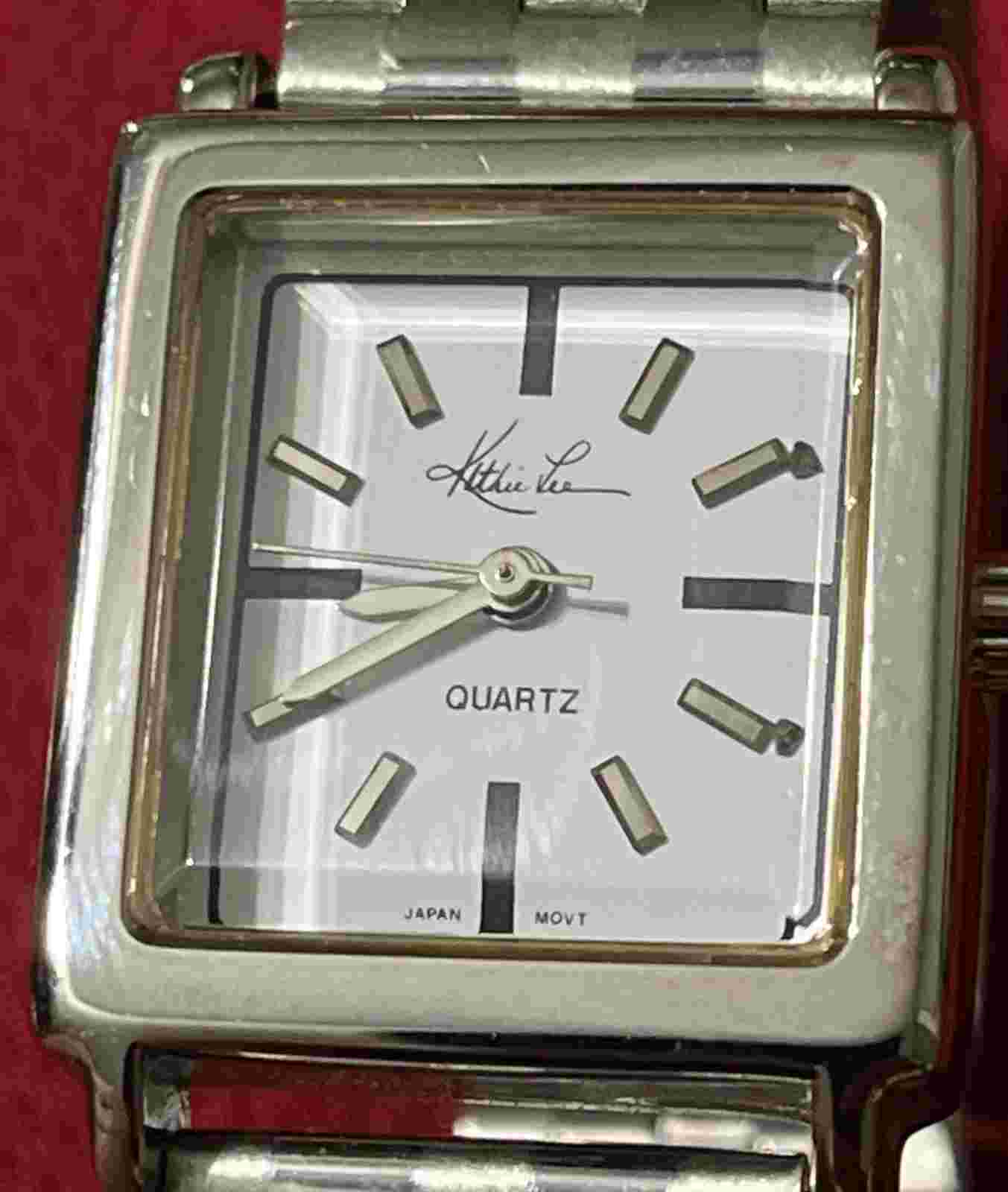 Vintage Square Kathie Lee Sports/Casual Watch NEW Battery. 2713
