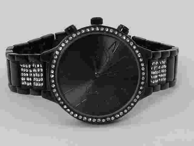 I.N.C. International Concepts Women's Black-Tone Bracelet Watch 37mm