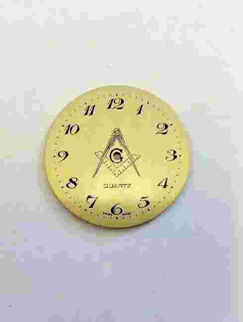 Masonic watch dial 30.7 mm diameter